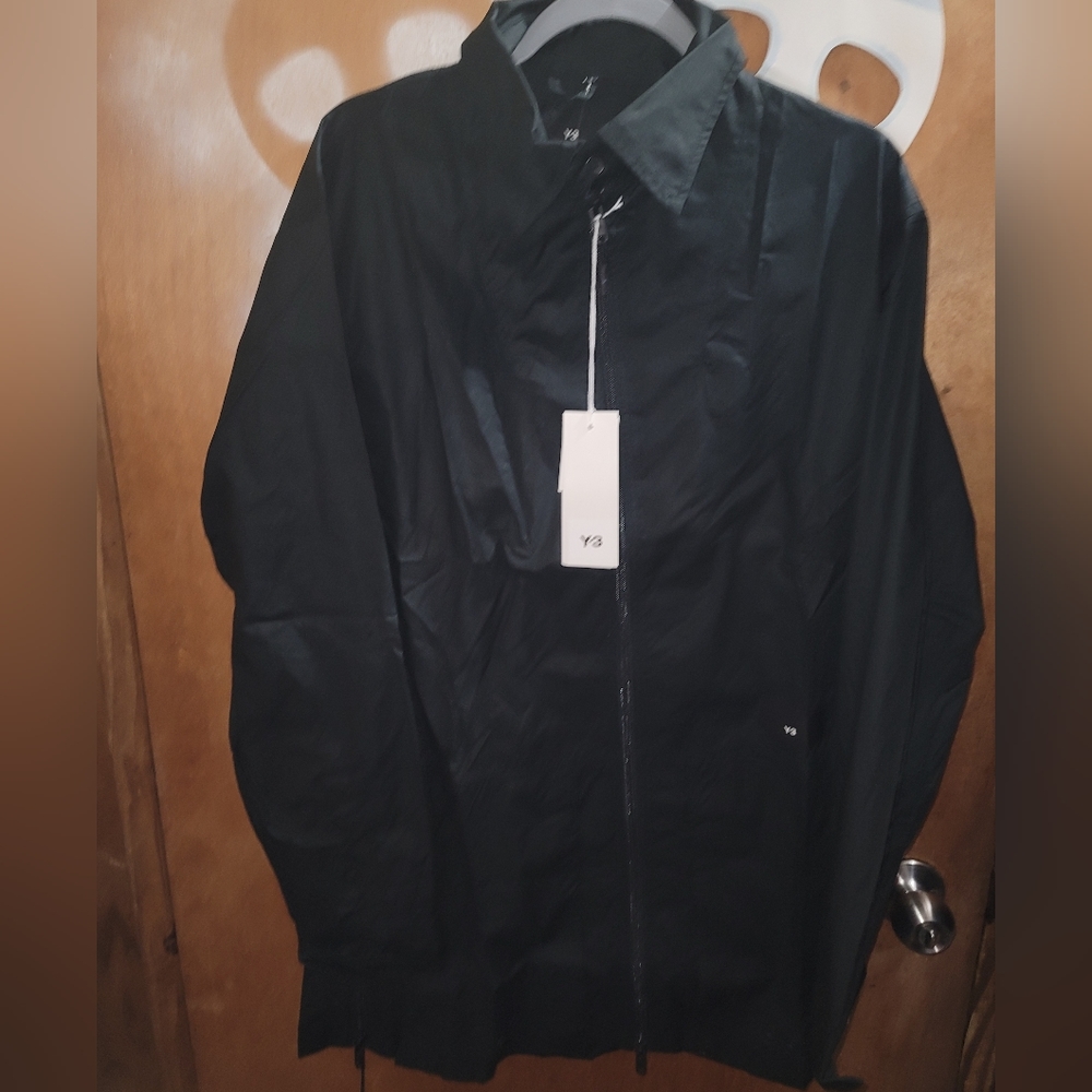 Adidas Y-3 Ripstop Zip-Up Men's Overshirt H63025 Black New with Tags Size S